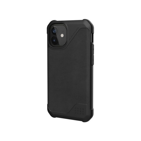 UAG-IPH20SFL-LBK レザーブラック METROPOLIS LT [iPhone 12 mini用ケース]iPhone 12 mini
