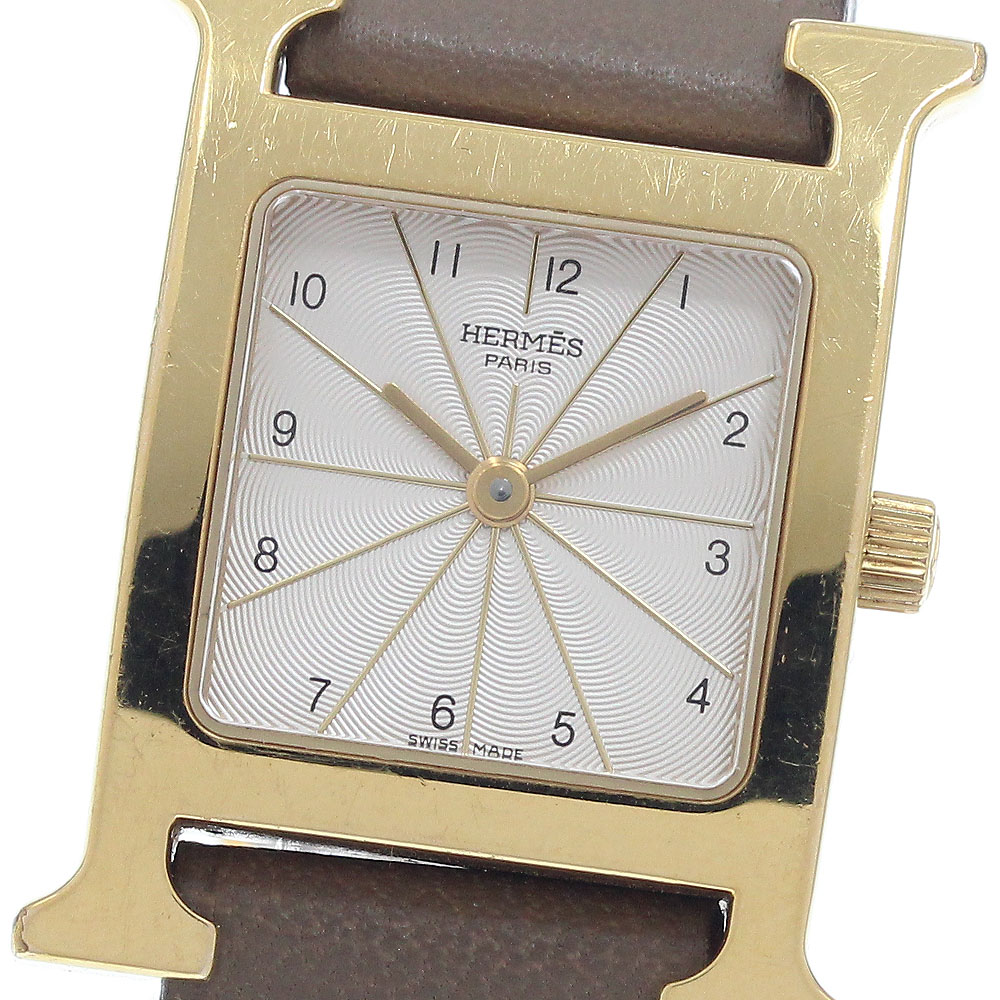 エルメス HERMES HH1.201 Hウォッチ クォーツ レディース _954717【中古】
