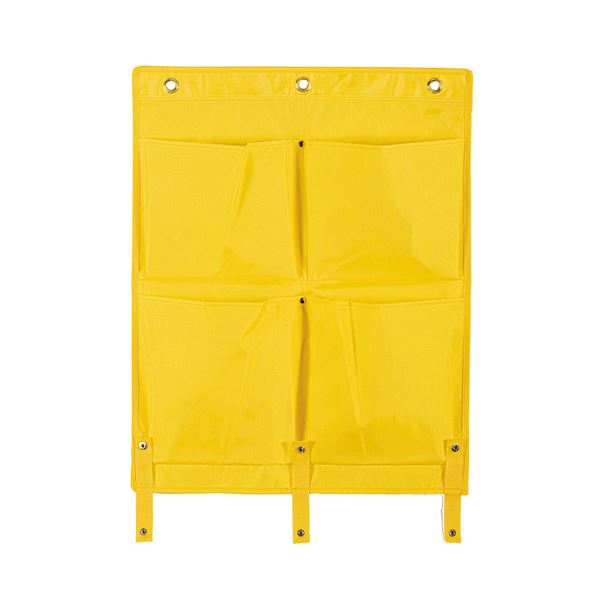 （まとめ） テラモトBMダストカー 専用ポケットE 小 黄 DS-232-510-5 1枚 [x3セット]