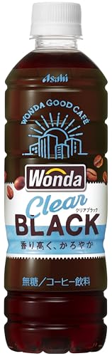 ワンダ アサヒ飲料 クリアブラック 500ml×24本[コーヒー]