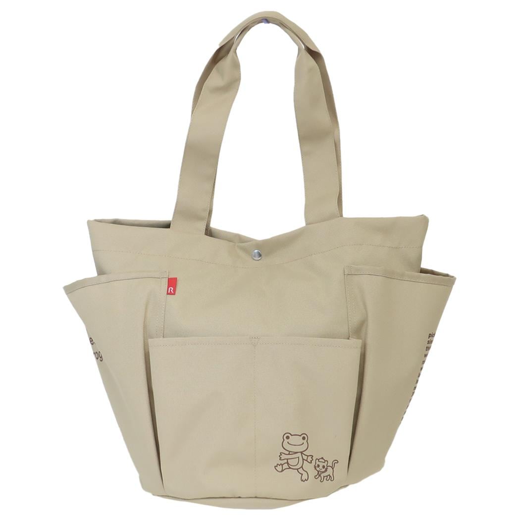 かえるのピクルス トートバッグ IP．MED．pockets．picles-A MEDIUMバッグ