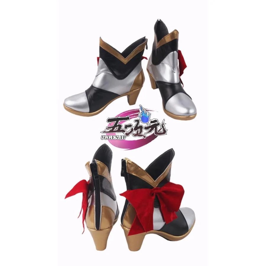 【予約商品】ハロウィン 五次元　原神　コスプレ　ノエル　靴　ブーツ