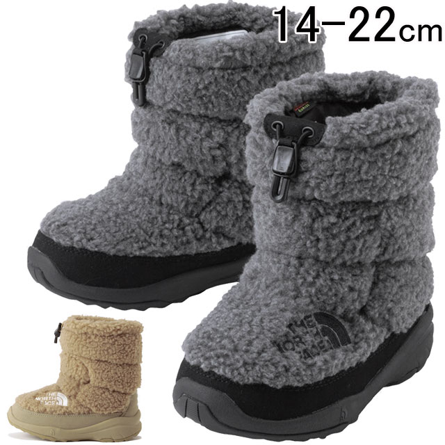 ザ・ノース・フェイス 男の子 女の子 子供靴 キッズ ジュニア スノーブーツ NFJ52373 K ヌプシ ブーティ VII フリース ウインターブーツ アウトドア リフ