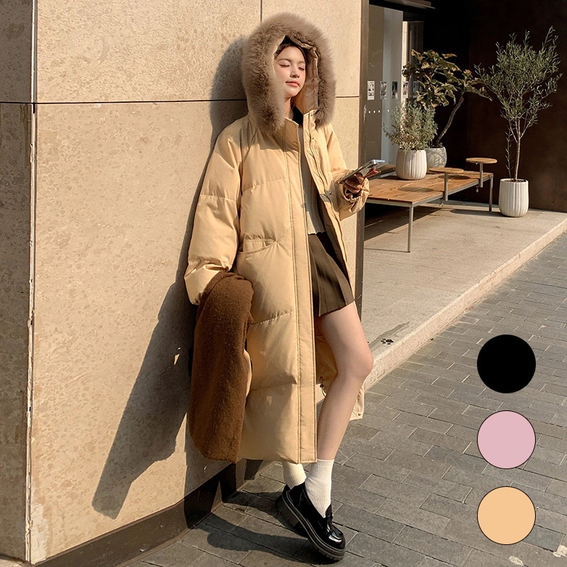 MF61 大人気 3色 韓国 ファッション ダウンコート 大きいサイズ ダウンジャケット ロングコート 韓国 コート レディース服 コットン ダウン コート レディース アウター ダウン 韓国