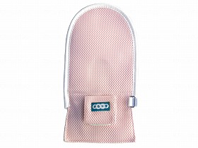 特殊衣料 まもっ手ソフト プッシュボタン ピンク フリー 0667