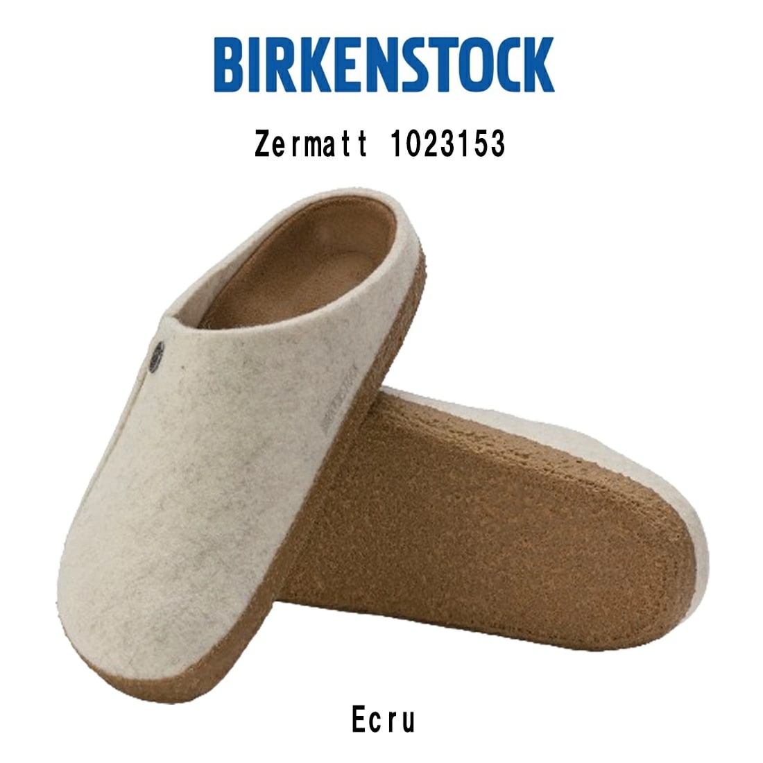 BIRKENSTOCK クロッグ サボサンダル ルームシューズ Zermatt Standard ツェルマット ウール フェルト ユニセックス 1023153 Regular