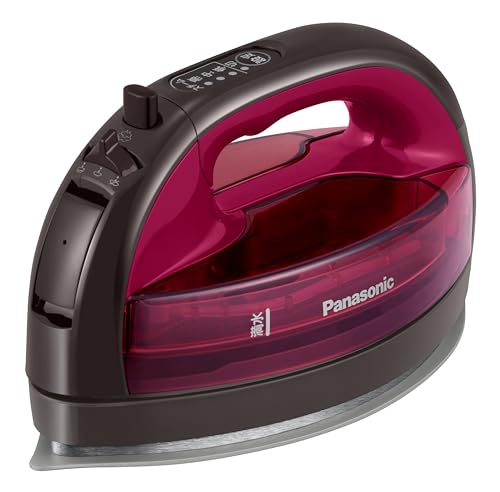 パナソニック(Panasonic) 【2023最新型 コードレス】パナソニック コードレススチーム Wヘッドアイロン セラミックコート 除菌 ブラウンピンク カルル NI-WL508-P 9,869円