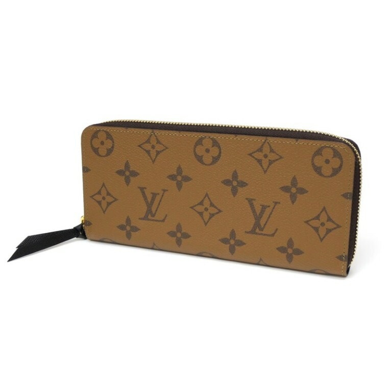 【新品】ルイヴィトン 長財布 ポルトフォイユクレマンス M82336 モノグラムリバース LOUISVUITTON(63853)