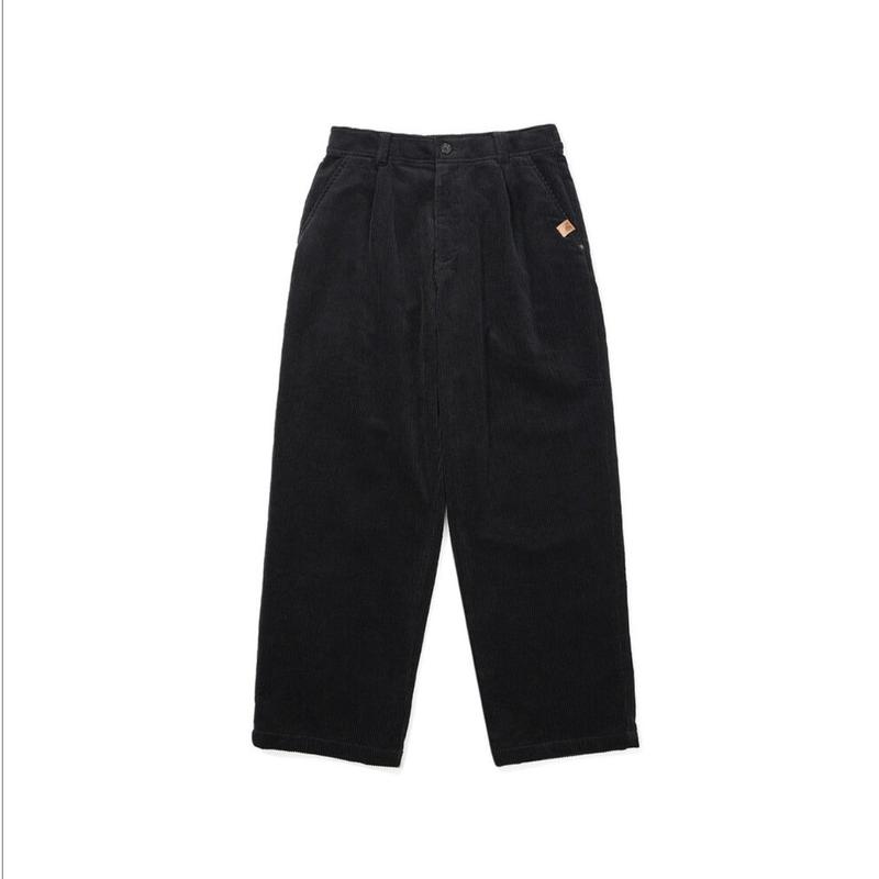 アパレル コーデュロイ ワイド イージー パンツ BLACK K5423LPT98BLK
