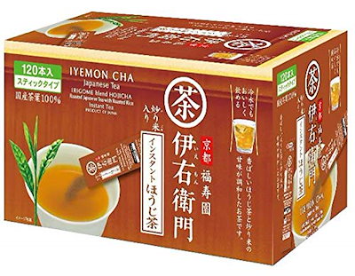 他サイト： 宇治の露 伊右衛門 インスタントほうじ茶スティック 120本入 粉末の商品画像