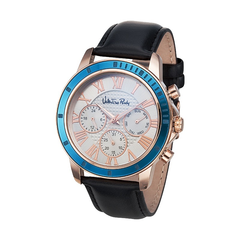 VR6510A-RGBK mens leather watch