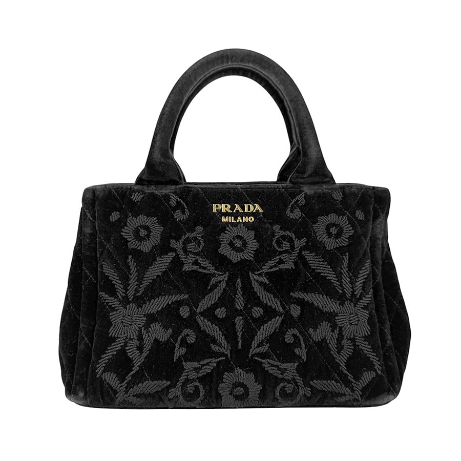 プラダ PRADA ハンドバッグ ショルダーバッグ ベルベット ブラック レディース 1BA038 z4228 53,880円