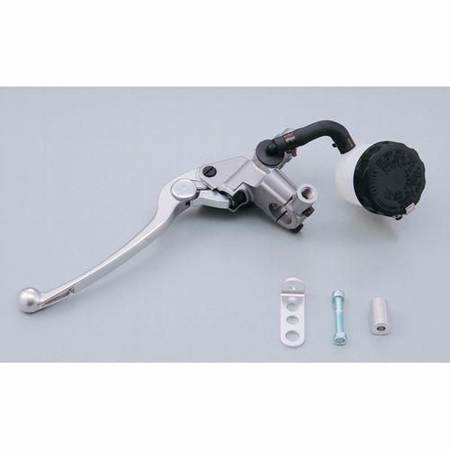 左専用ブレーキマスターシリンダー横型 11mm シルバー/バフクリア D49013