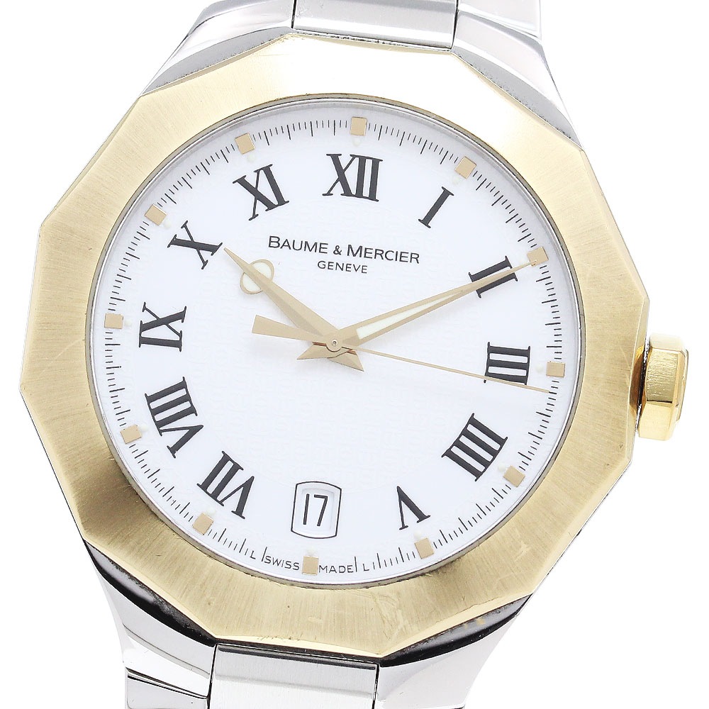ボーム＆メルシェ Baume & Mercier M0A08465/65581 リビエラ クォーツ メンズ 保証書付き_843517【中古】 105,500円