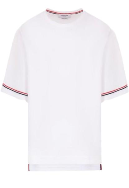 THOM BROWNE Men T-Shirts MJS282A J0199100 White