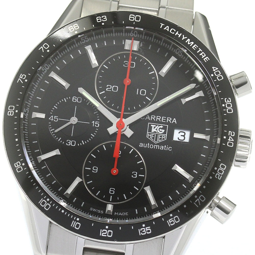 タグホイヤー TAG HEUER CV2014 カレラ クロノグラフ デイト 自動巻き メンズ _846925【中古】