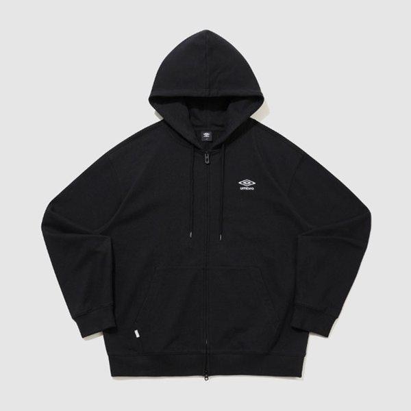 エッセンシャル フード ジップアップ UR123CFT19-BLK0