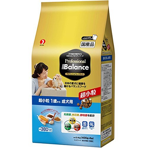 ペットラインプロバラ プロフェッショナルバランス 超小粒 1歳から 成犬用 2.4kg