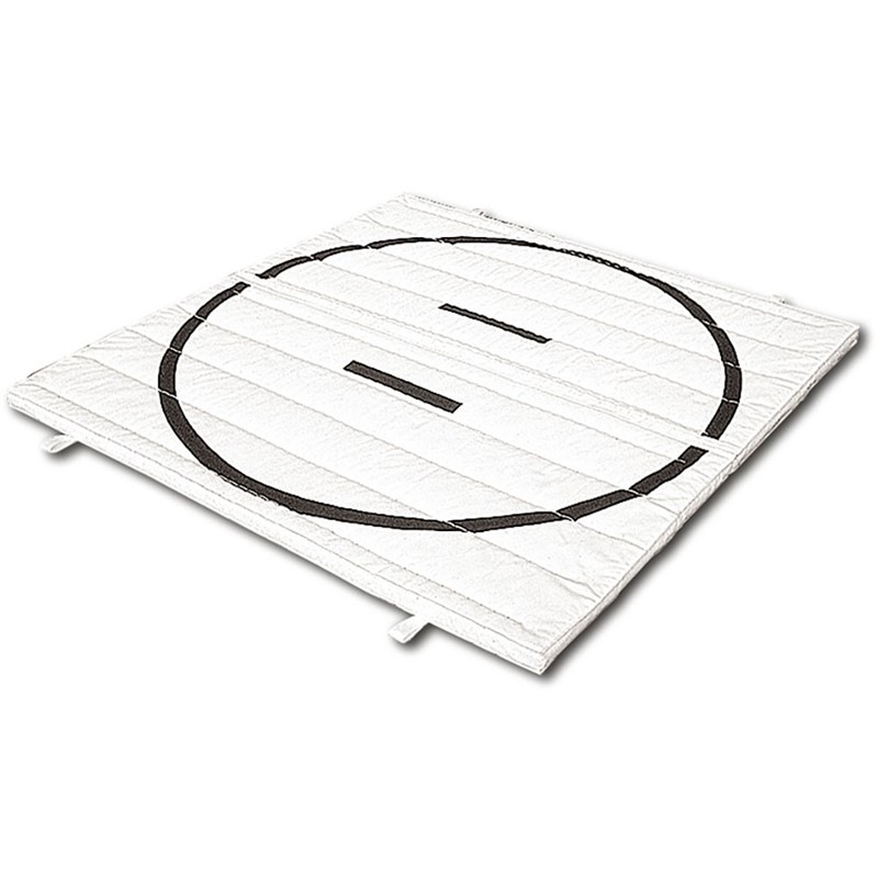 (代引き・個人宅・北海道・沖縄への配送不可)三和体育 ドヒョウマット180*180*5 9ゴウD 学校機器 マット (s8131)