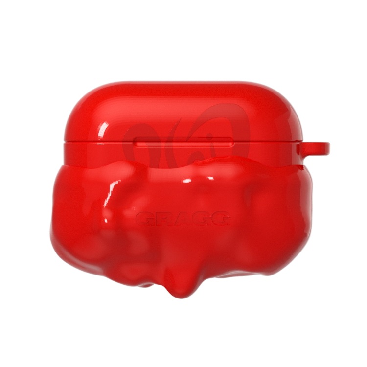 【GRAGG】 DOUBLE LAYERS CASE - RED イヤホンケース 正規品