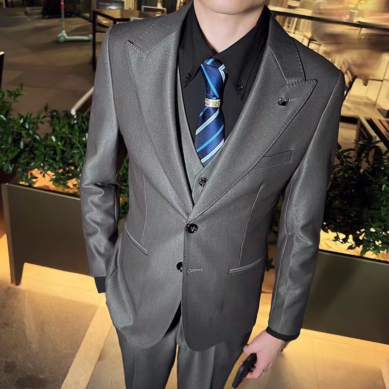 テレビで話題 フォーマル パーティー タキシード 22代 メンズ 就職活動 スーツ 紳士服 ビジネス 3点セット ベスト Size Xl Imepac Edu Br