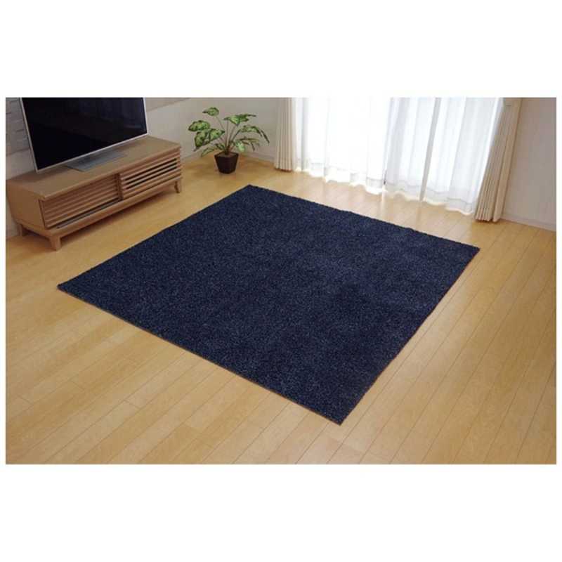 イケヒコ　ラグ ノベル (140×340cm/ブルー)