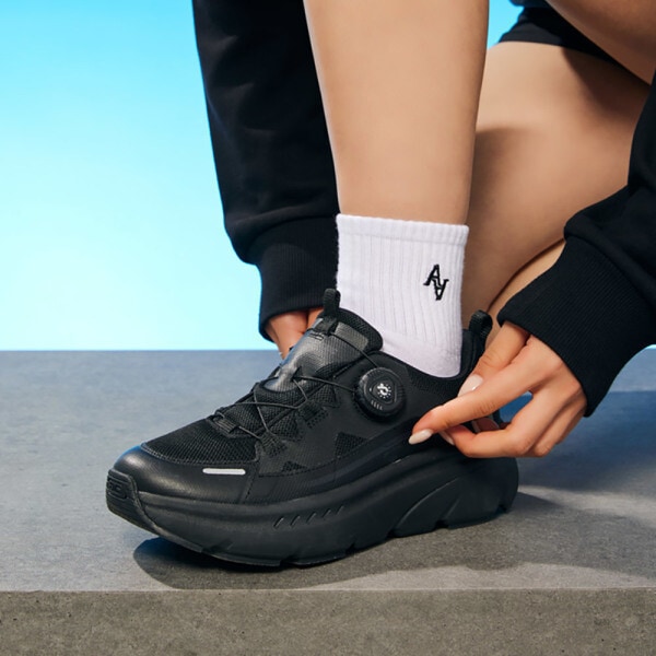 アキクラシック 足底筋膜炎 履きやすいスニーカー/ ウォーキングシューズ バンパー フリーロック 5COLOR