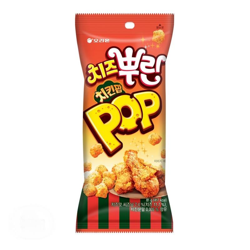 [大量購入] チキンポップ 韓国チキン味 チーズプリンクル 65g, 48個