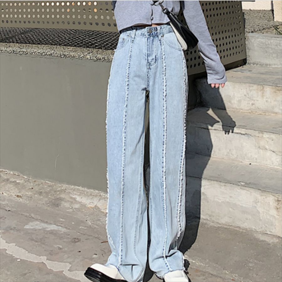 ボトムス パンツ デニムパンツ フレア Aライン ロング ロング丈 マキシ マキシ丈 フリンジ ポケット ハイウエスト デニム かわいい 大人可愛い 大人女子 綺麗 シンプル カジュアル