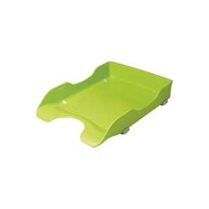 （まとめ）ソニック デスクトレー トレイ 緑 DA-245-G(×10セット)