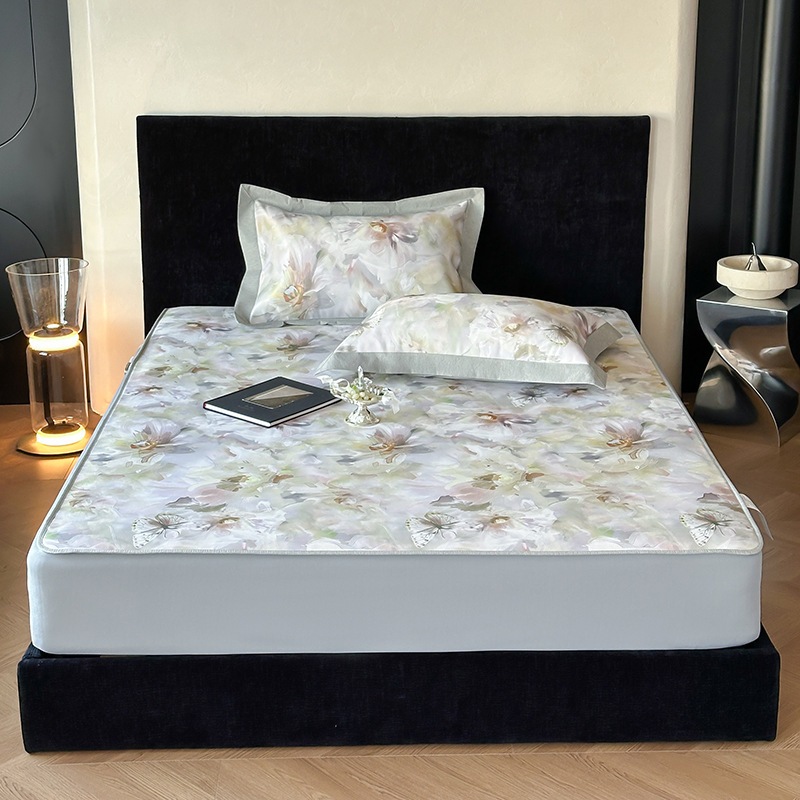 ハイエンド中国スタイルのクラスaベビー抗菌アイスシルクマット3ピースセット機械洗えるエアコンソフトマットカバー高齢者向け 2222222 2222222 アップグレードテクノロジーより繊