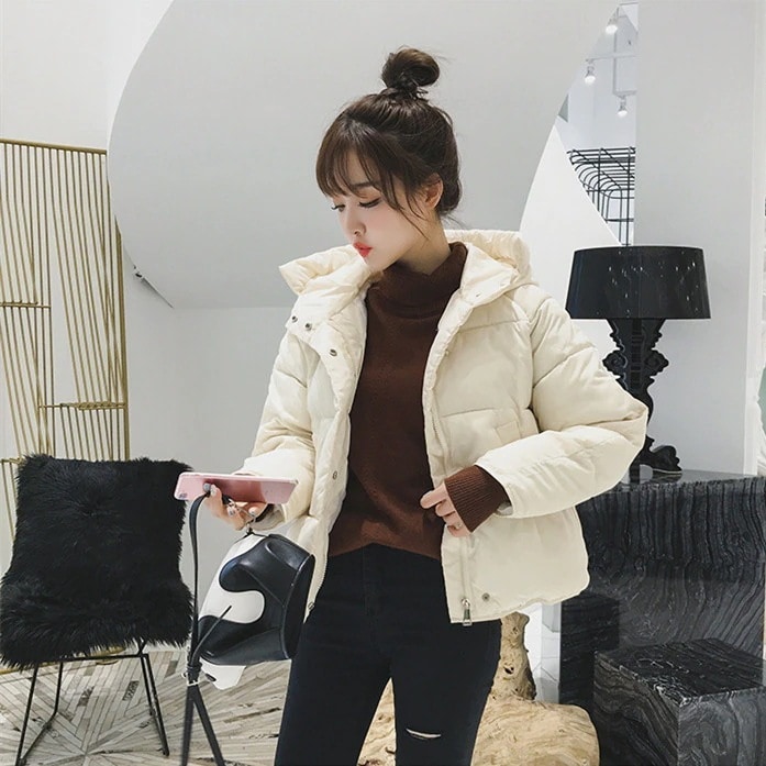 ダウンジャケット レディース ショート 中綿 ダウンコート 軽量 フード付き 大きいサイズ ショート丈 秋 冬 アウター