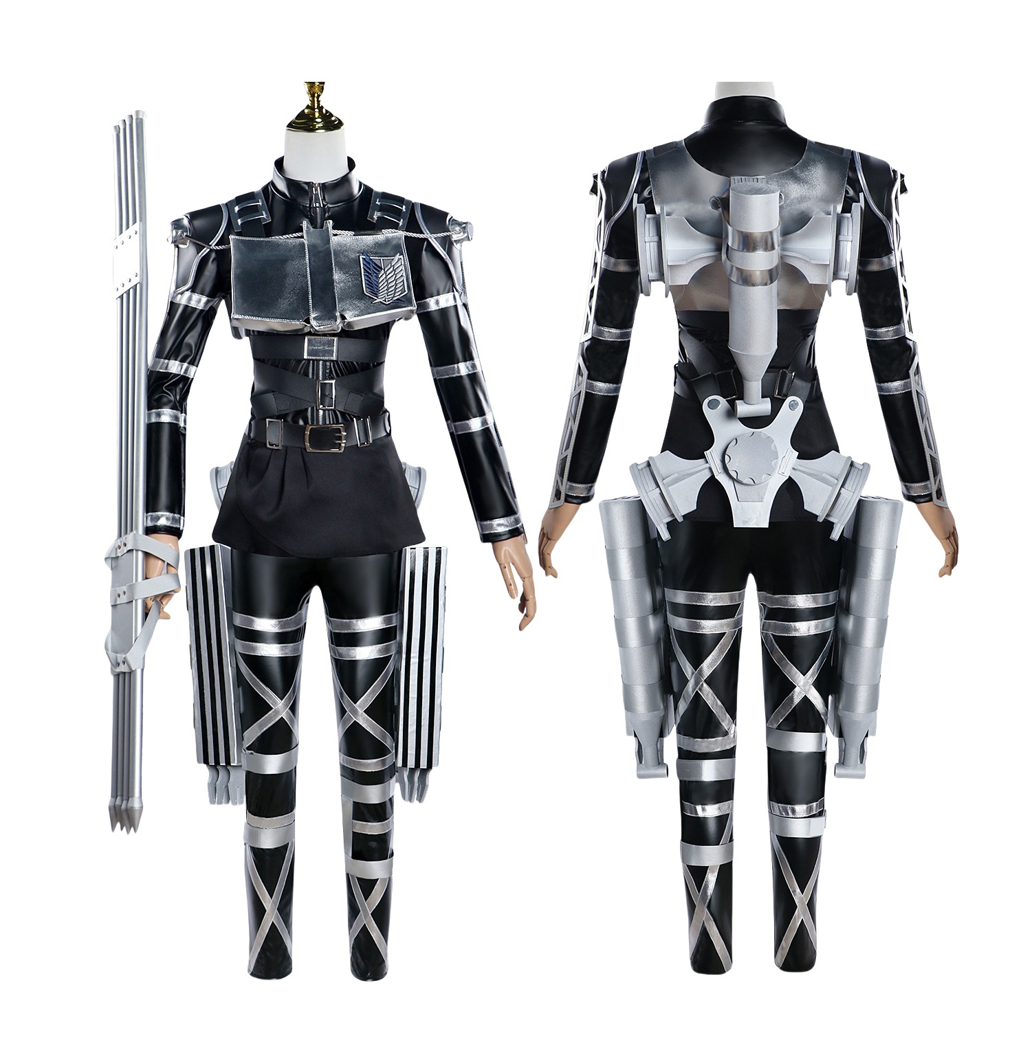 Monenjoy　劇場版「進撃の巨人」完結編 THE LAST ATTACK　コスプレ衣装　 戦闘服　マント追加可能　イベント　仮装　ハロウィン