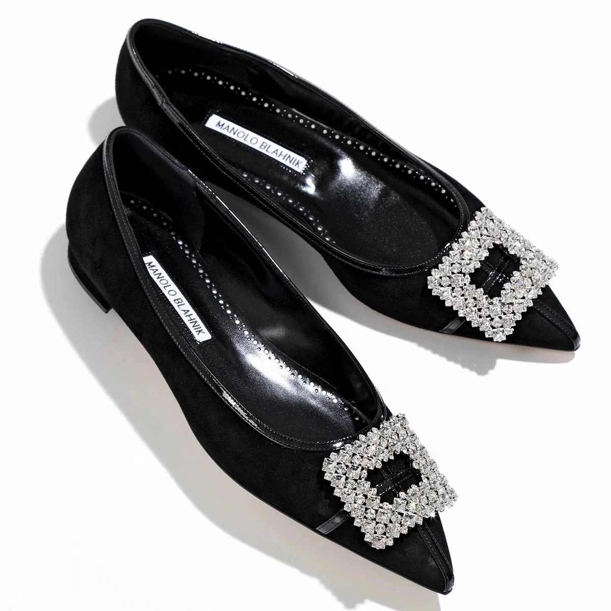MANOLO BLAHNIK マノロブラニク パンプス TUBERIANFLAT SUEDE DAIM 010 チュベリアン フラット スウェード レディース