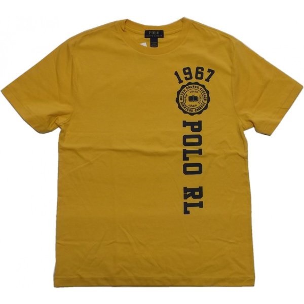 ボーイズサイズ 半袖 プリント Tシャツ イエロー boys PR2-372