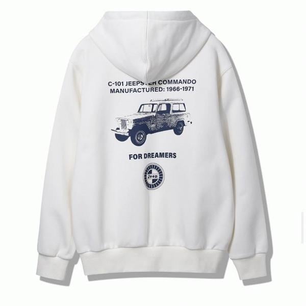 JEEP 男女兼用 自動車 スウェット フード付きTシャツ_12_A JP1THU014_12