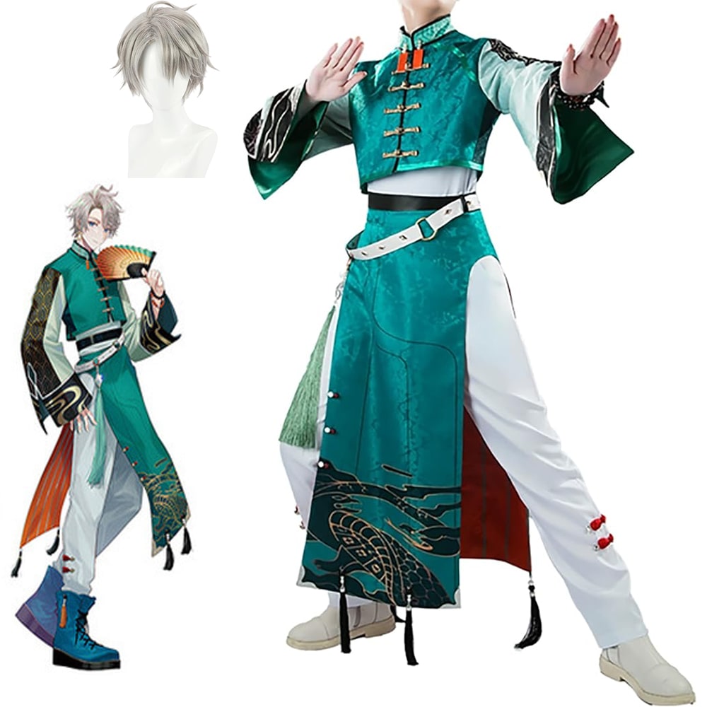 にじさんじ 甲斐田晴 中華服 コスプレ衣装 ウィッグ追加可 バーチャル YouTuber VTuber かいだはる チャイナ服 新衣装 コスプレ 衣装 イベントチャイナドレス