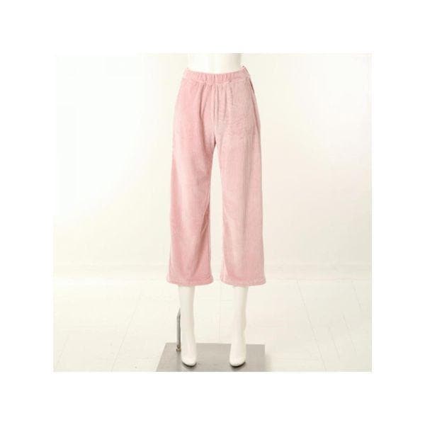 ビーナス正常 ベロア コールテン ソリッド 女性 下着 女性用 室内着 パンツ VEP3975W PK C_P409478941