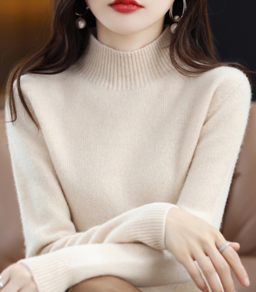 トップス デート モテアイテム ニットソー 長袖 ラウンドネック ウール 可愛い きれいめ 上品 おしゃれ かっこいい 可愛い ラブリー キュート ガーリー クール モード系 セクシー