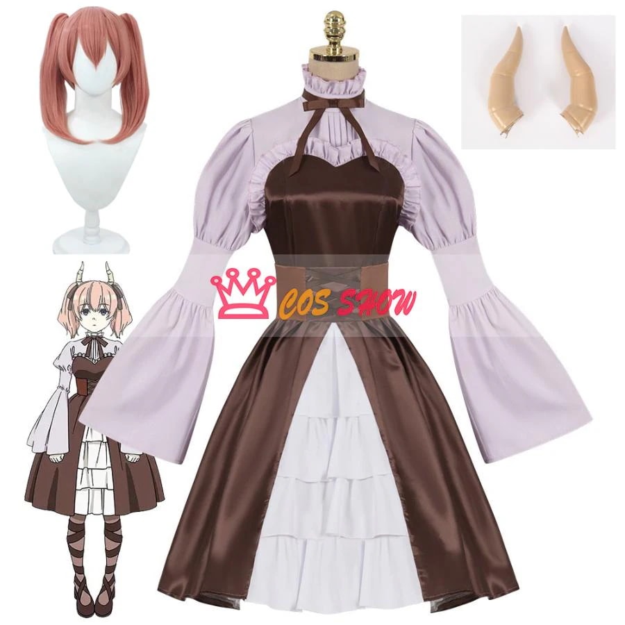 2026新品販売 葬送フリーレン リーニエ コスプレ衣装 魔族 ウィッグ能 仮装 cosplay 日常服 イベント クリスマス ハロウィン ステージ 文化祭 学園祭