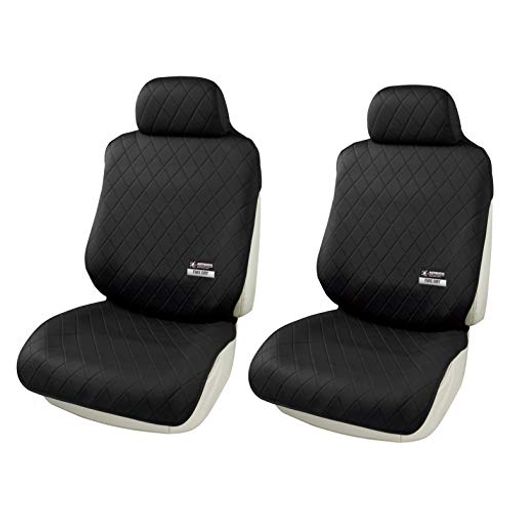 ボンフォーム(BONFORM) シートカバー ファインドライ 軽/普通車 前席2枚セットブラック 4022-70BK