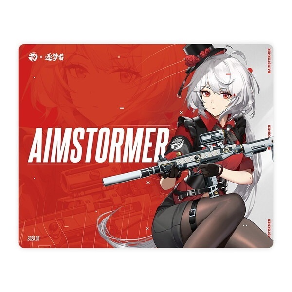 Dream Gamer dg-fl-as-red-5040-v2 レッド 浮 ガラスマウスパッド