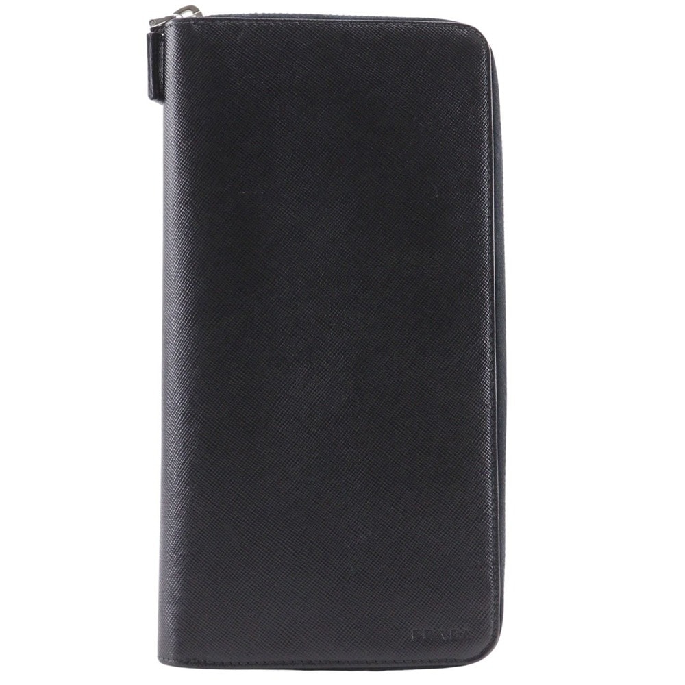 オーガナイザー 2ML220 長財布 サフィアーノ 黒 メンズ 中古品