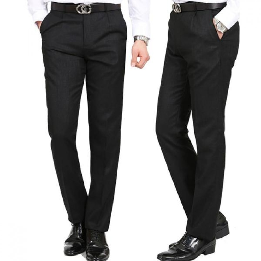 (ノーブルジーンズ) ノーブルジーンズ CR ユニークワンタックストレートフィットメンズサマースーツパンツ紳士用パンツ