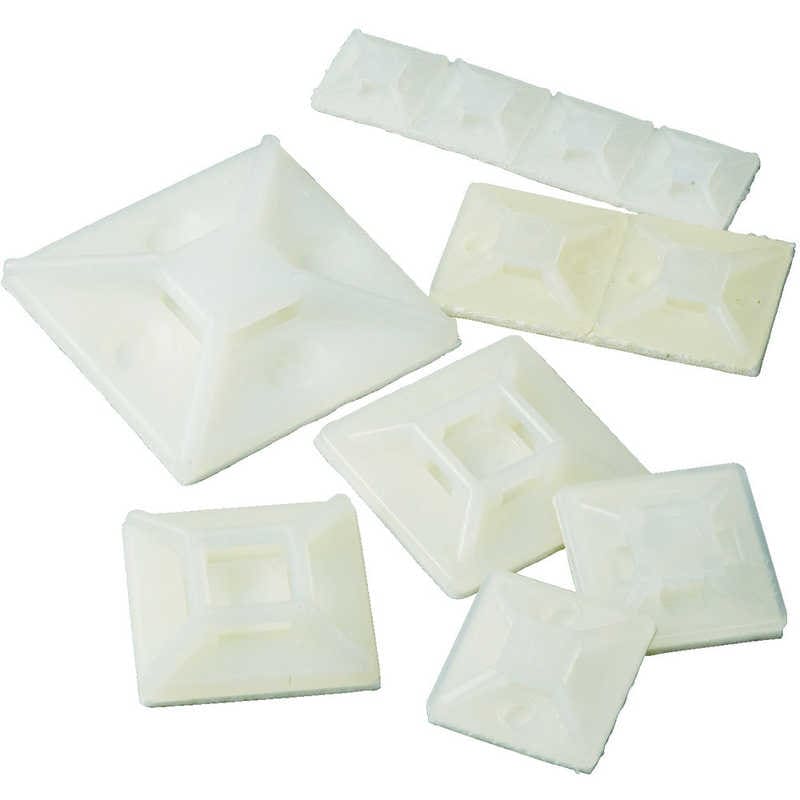 トラスコ中山　結束バンド固定具 粘着シート付 幅10.2 100個入　THC3838