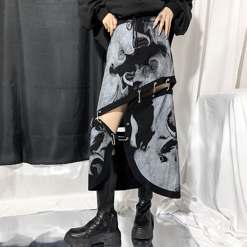 レディース ボトムス フレアスカート ミモレ ロング フレア Aライン スリット 大人可愛い 上品 おしゃれ かっこいい ボーイッシュ 個性的 クール モード系 エレガント 主役級 存在感 ワイルド