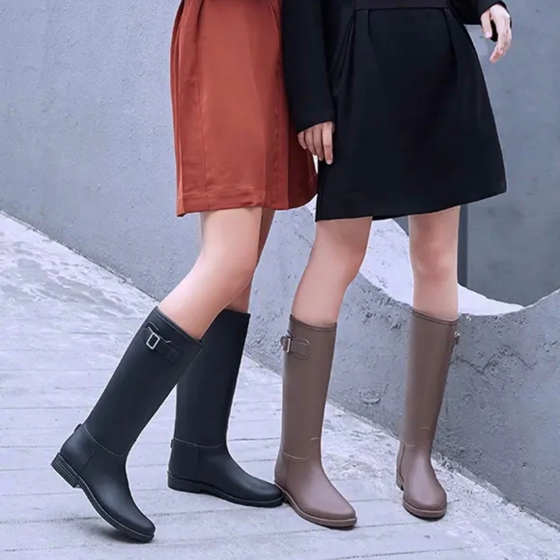 レインブーツ シューズ 靴 くつ ブーツ ミドルブーツ 大人可愛い きれいめ シンプル カジュアル 大人 おしゃれ お洒落 大人っぽい 無地 オールシーズン シーズンレス 10代 20代 30代