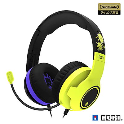 他サイト： 【任天堂ライセンス商品】スプラトゥーン3 ホリゲーミングヘッドセット スタンダード for Nintendo Switch【Lite・有機ELにも対応】の商品画像