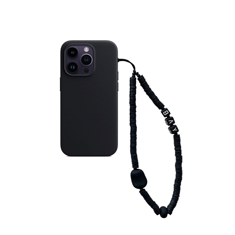 BAY PHONE STRAP BLACK