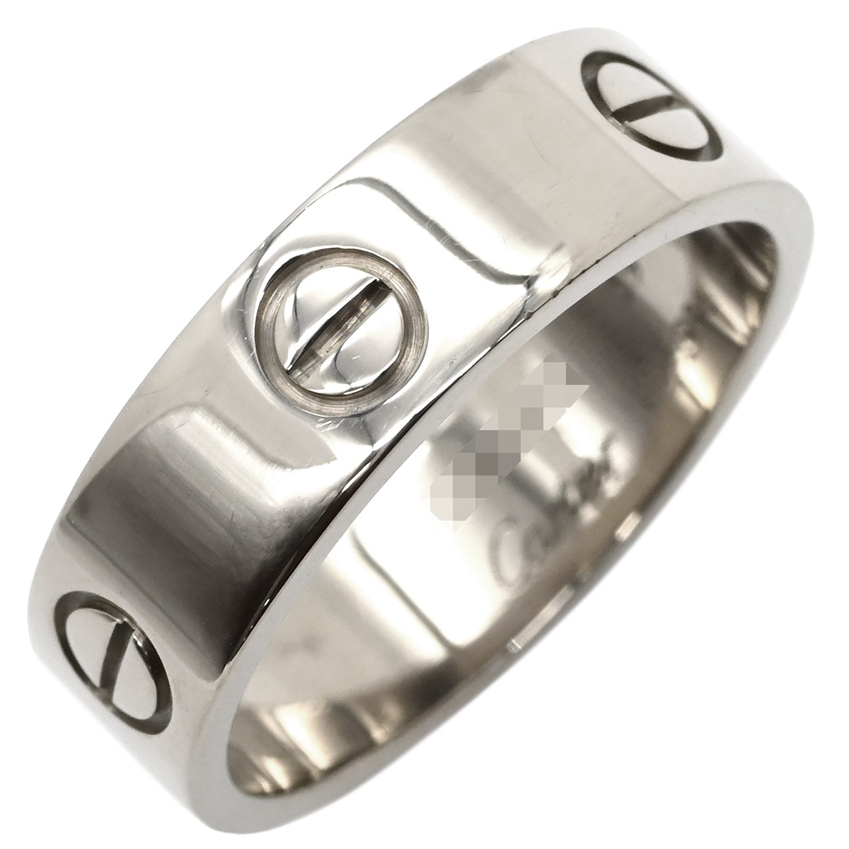 カルティエ リング 指輪 ラブリング ホワイトゴールド #59(JP19) LOVE Ring 750 18K WG 18金 クラシックモデル 18.5号 B4084700【中古】